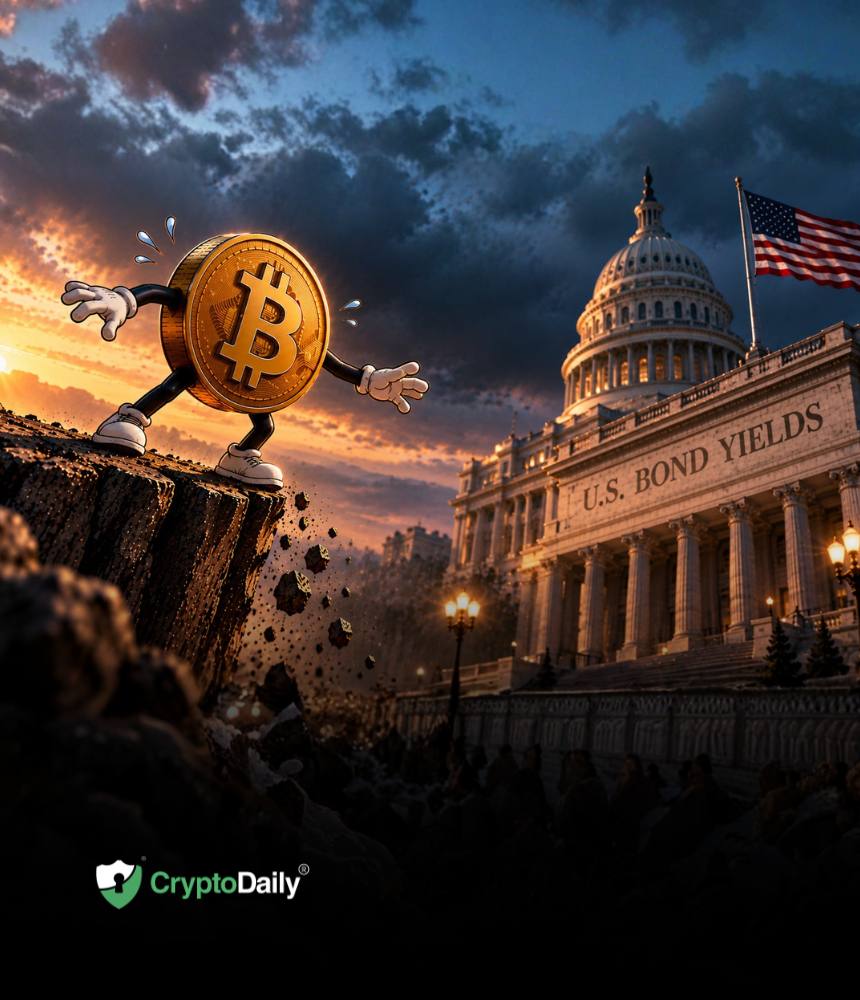 Bitcoin nears the brink as US bond yields surge again